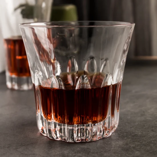 Venta al por mayor 15 oz antiguo Dof cristal vaso para beber cristalería taza Barware Round Rock whisky vaso para whisky cóctel licor vino cerveza